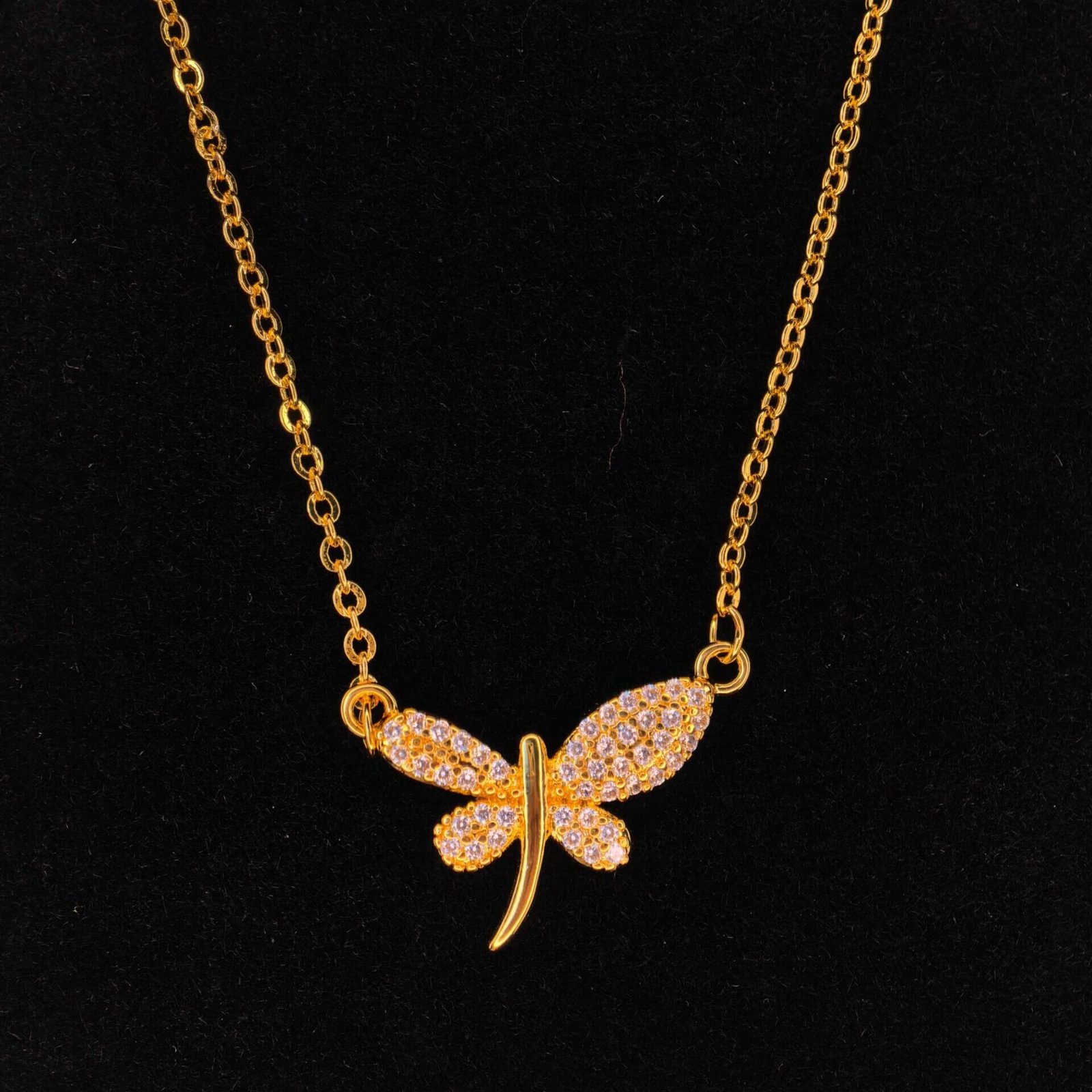 2 Pieces gold plated necklace set for women-মহিলাদের জন্য ২-পিস গোল্ড-প্লেটেড নেকলেস সেট, পার্টি, বিয়ে ও উৎসবের জন্য