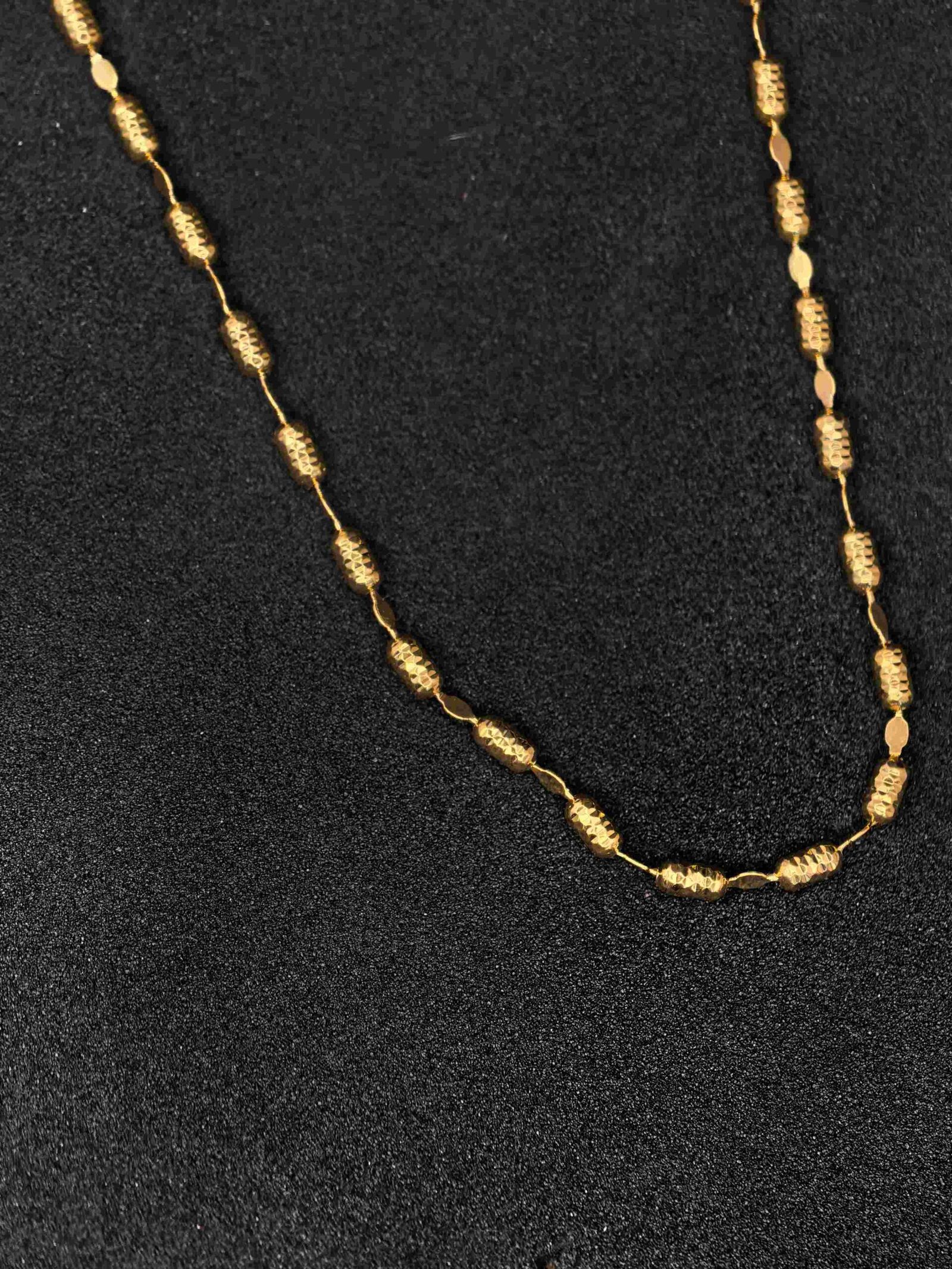 Gold Ball Chain Necklace for Women | মহিলাদের গোল্ড বল চেইন নেকলেস পার্টি ও বিয়ের জন্য - Image 3