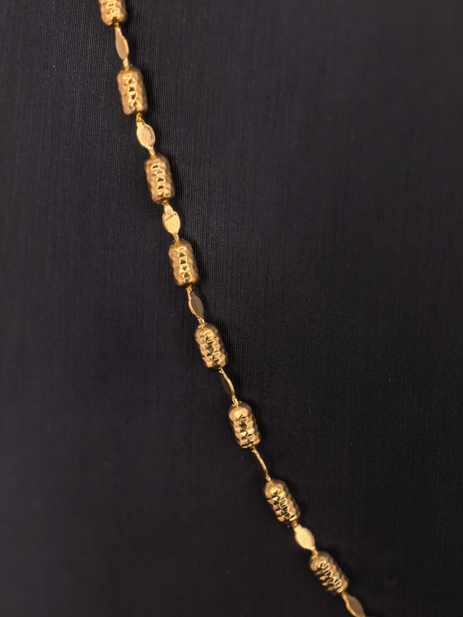 Gold Ball Chain Necklace for Women | মহিলাদের গোল্ড বল চেইন নেকলেস পার্টি ও বিয়ের জন্য - Image 4
