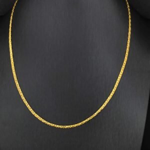 Gold-plated necklace chain for women-মহিলাদের গোল্ড-প্লেটেড নেকলেস চেইন, পার্টি ও বিয়েতে স্টাইলের জন্য