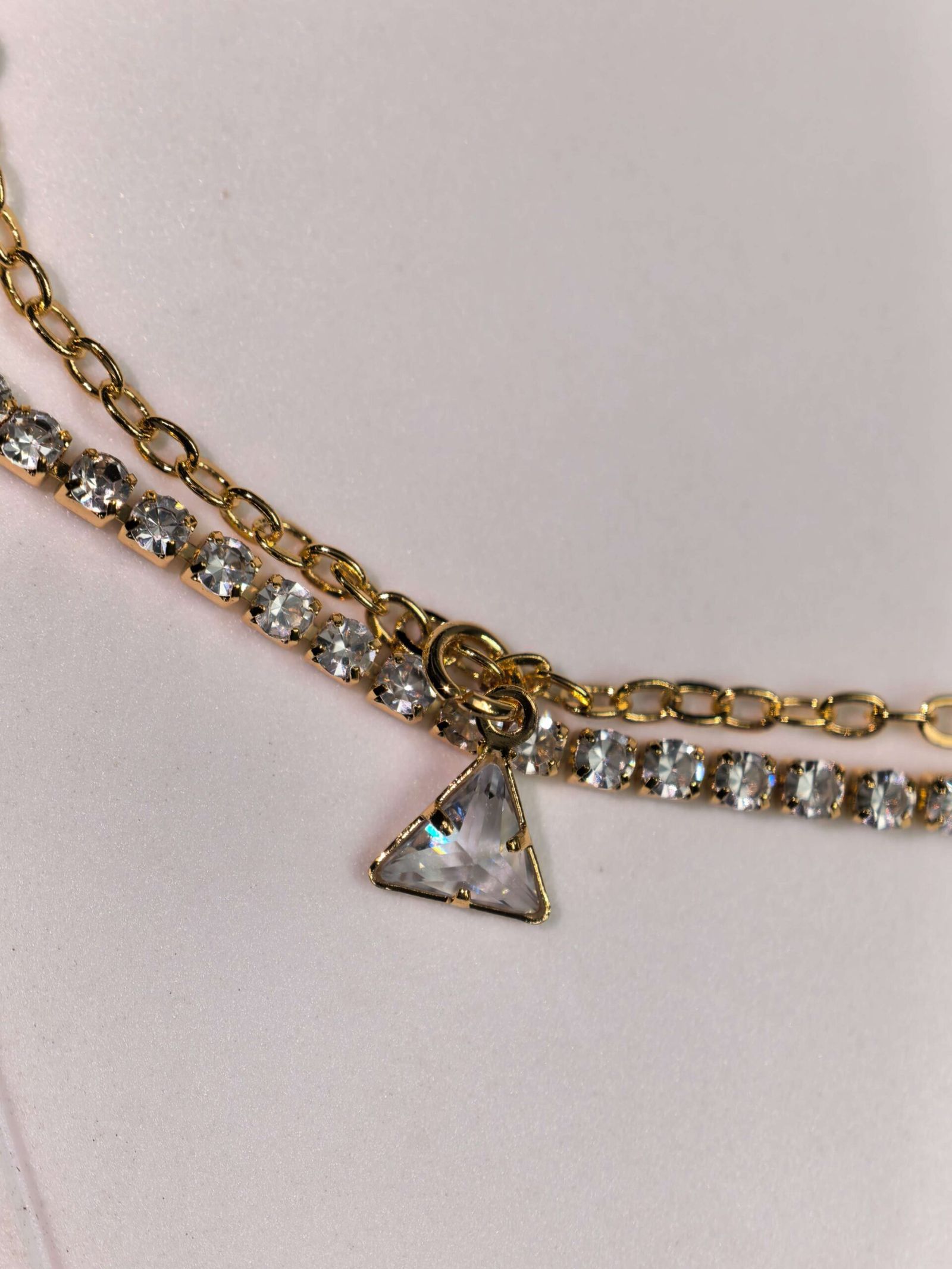 Double layer gold plated anklet for women-পার্টি, বিয়ে ও উৎসবে স্টাইল বাড়ানোর মহিলাদের ডাবল লেয়ার গোল্ড-প্লেটেড পায়েল