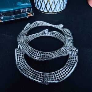 Italian Silver-Tone Tennis Bracelet for Women 28 size-মহিলাদের পার্টি ও উৎসবের জন্য ইটালিয়ান সিলভার-টোন টেনিস ব্রেসলেট।