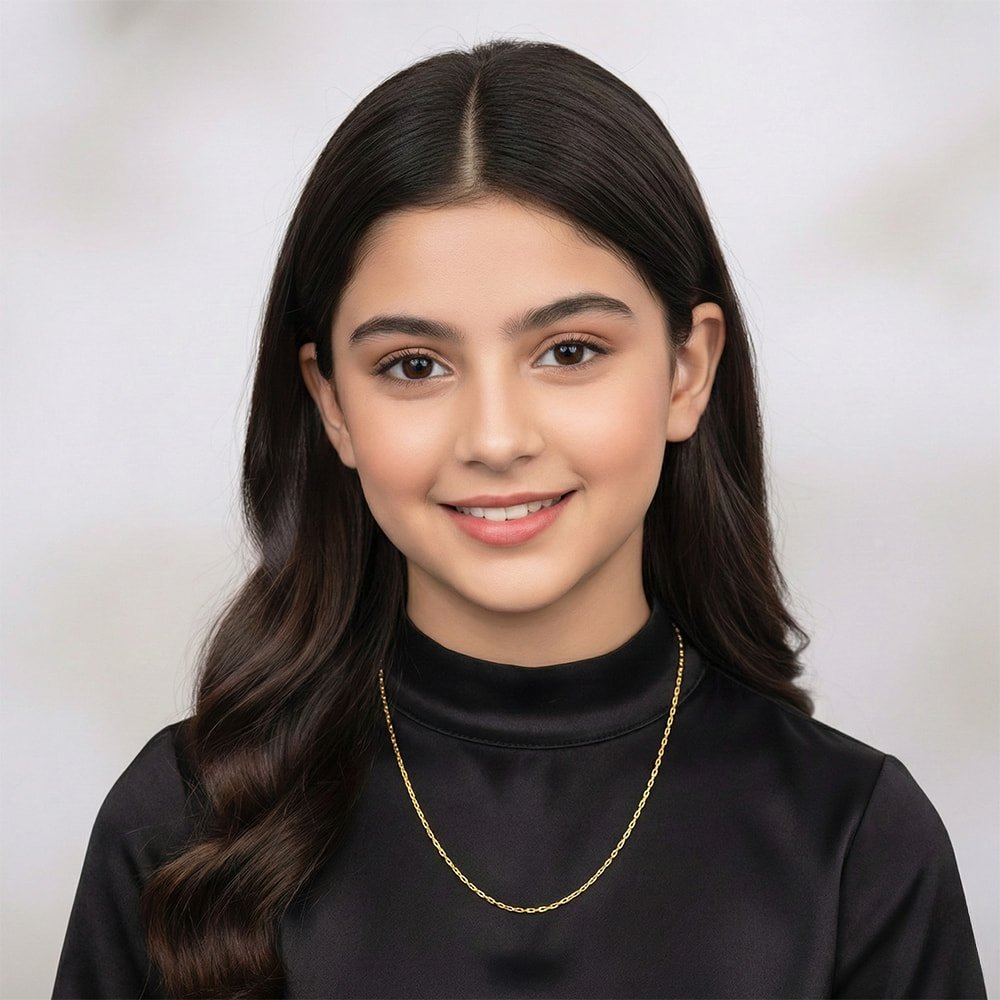 Gold-plated chain necklace-মহিলাদের গোল্ড Plated চেইন নেকলেস, পার্টি ও বিয়েতে স্টাইলের জন্য - Image 2