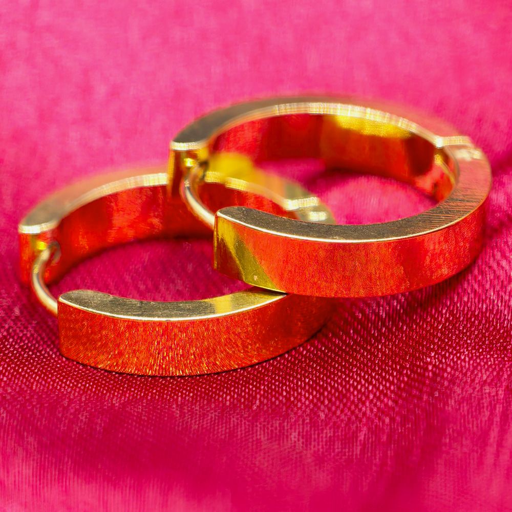 gold plated 3 set earrings combo for women