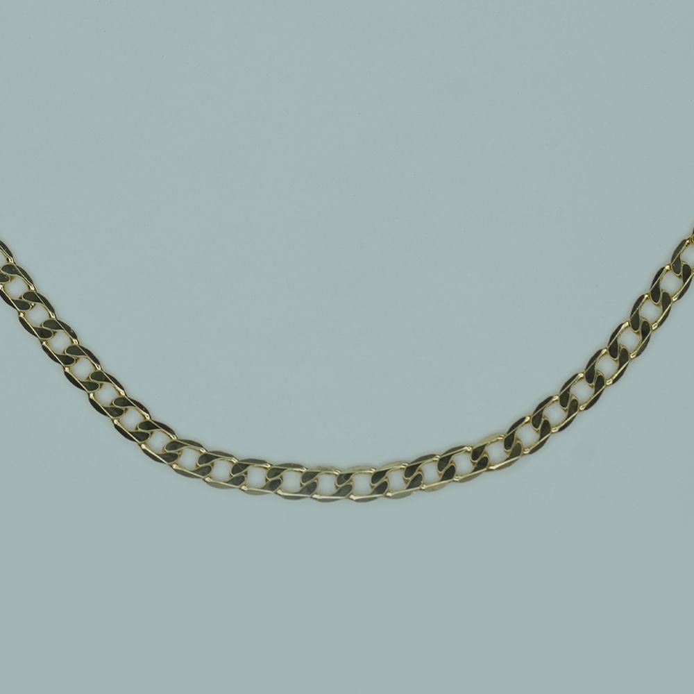 Gold plated chain | ছেলে ও মেয়েদের জন্য স্টাইলিশ গোল্ডেন চেইন নেকলেস - Image 2