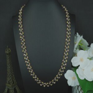 Gold Plated Chain Necklace with Ball – মহিলাদের জন্য মিনিমাল, স্টাইলিশ ও এলিগেন্ট গোল্ড-প্লেটেড বল পেন্ডেন্ট চেইন নেকলেস