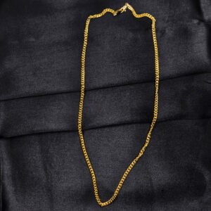 Gold-Tone Stainless Steel Chain Necklace – মহিলাদের জন্য এলিগ্যান্ট, স্টাইলিশ ও মিনিমাল গোল্ড টোন চেইন নেকলেস
