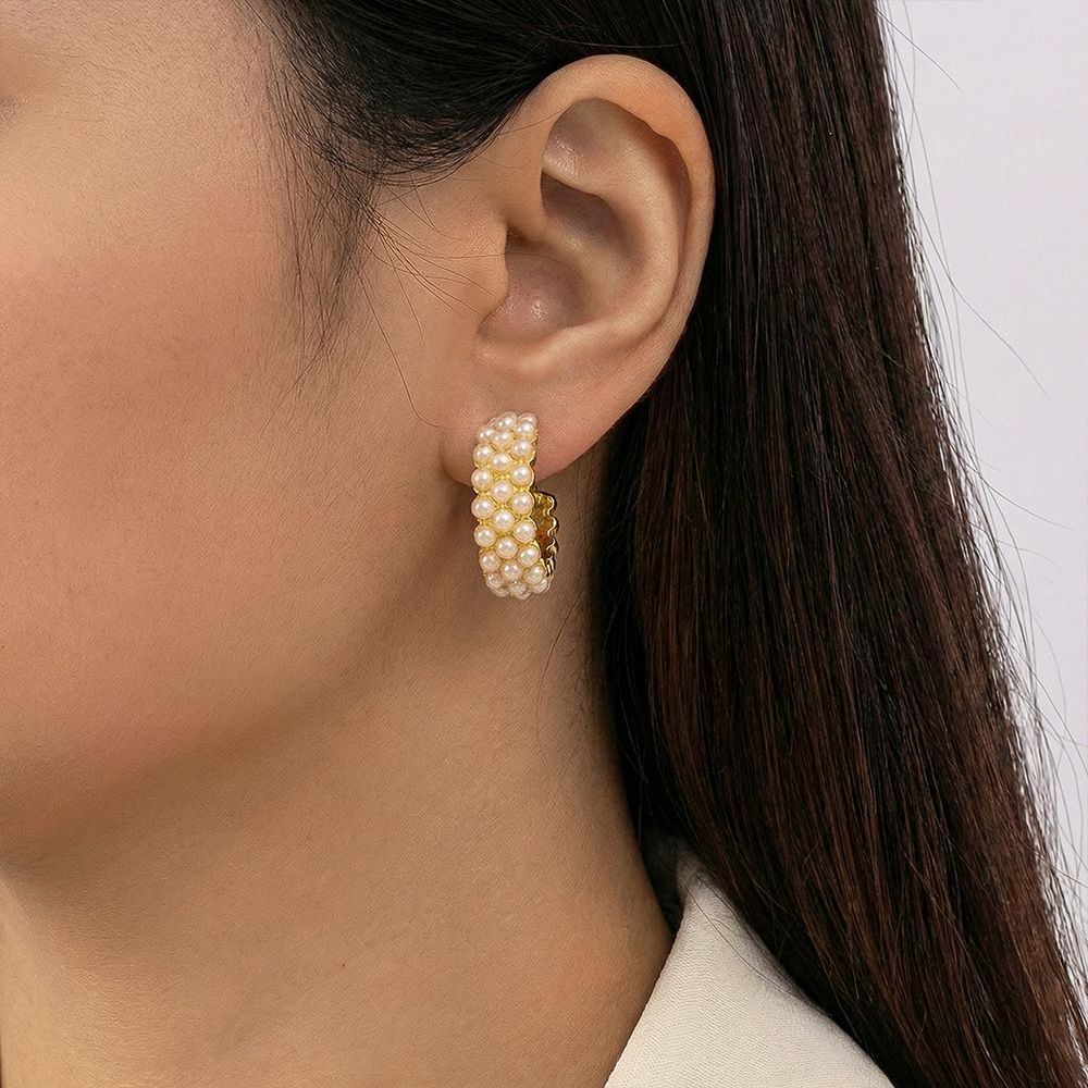 Six Pair Earrings in One Combo – মহিলাদের জন্য ৬ জোড়া ফ্যাশন ইয়ারিং কম্বো সেট - Image 17