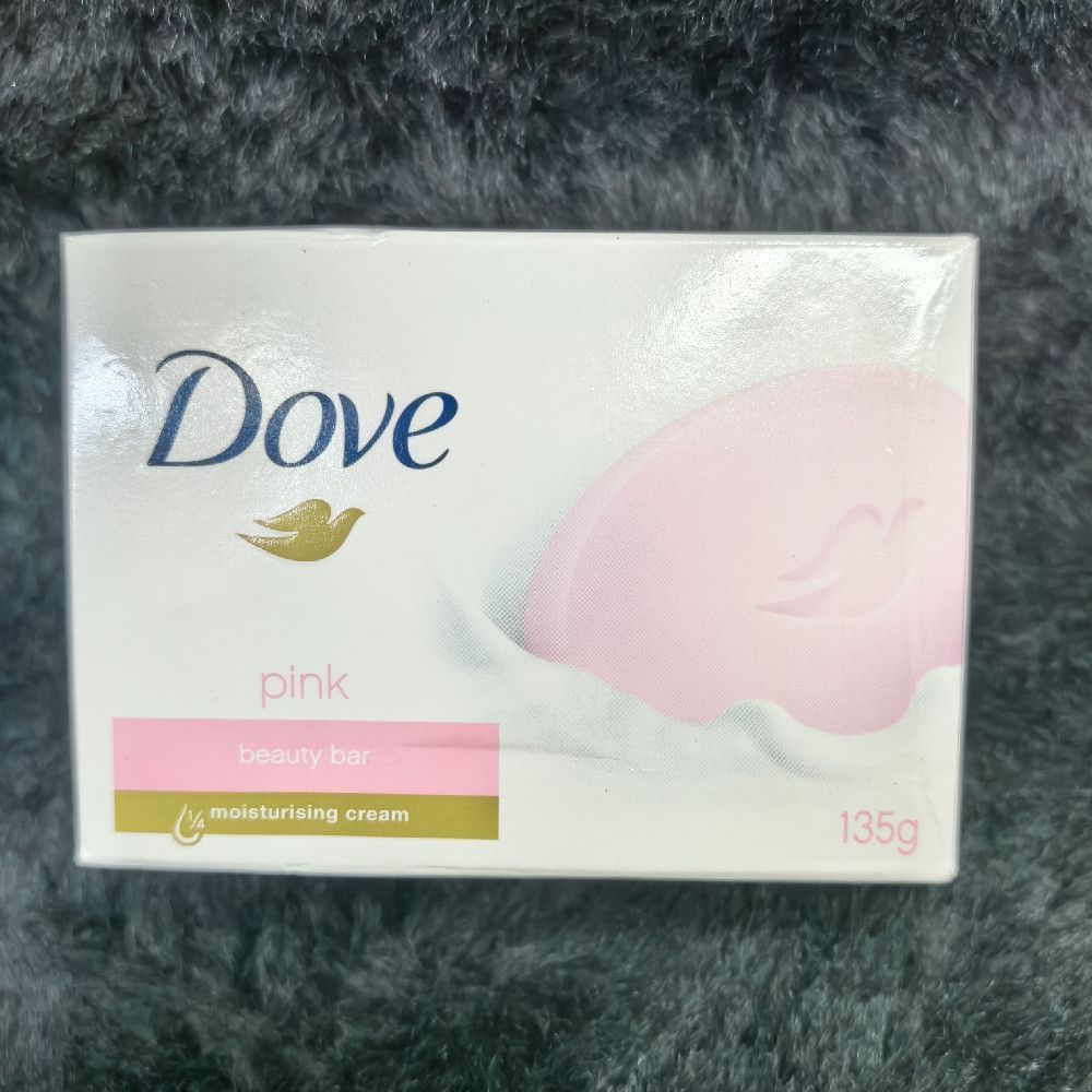 Dove Beauty Bar Moisturising Cream 135g in White Pink Gold Box