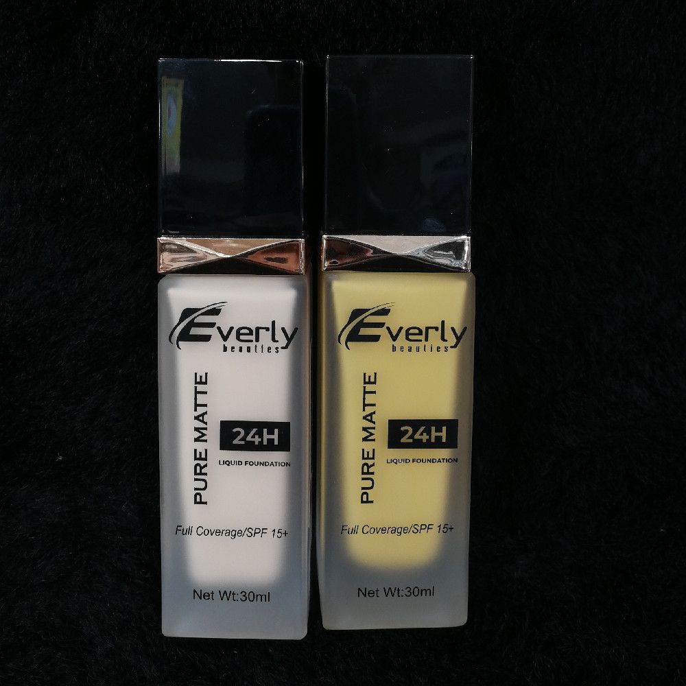 Everly beauties PURE MATTE Liquid Foundation SPF 15+ Full Coverage
