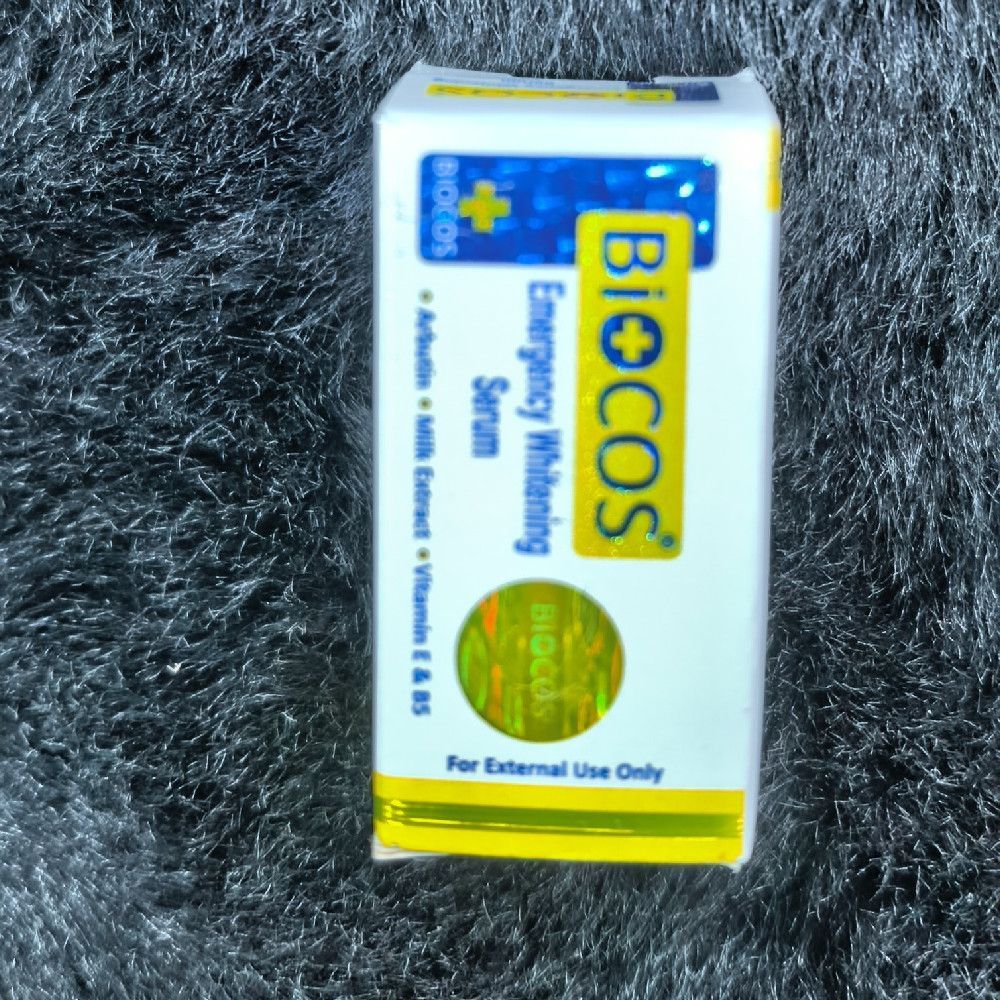 Biocos Emergency Whitening Serum with Arbutin and Milk Extract