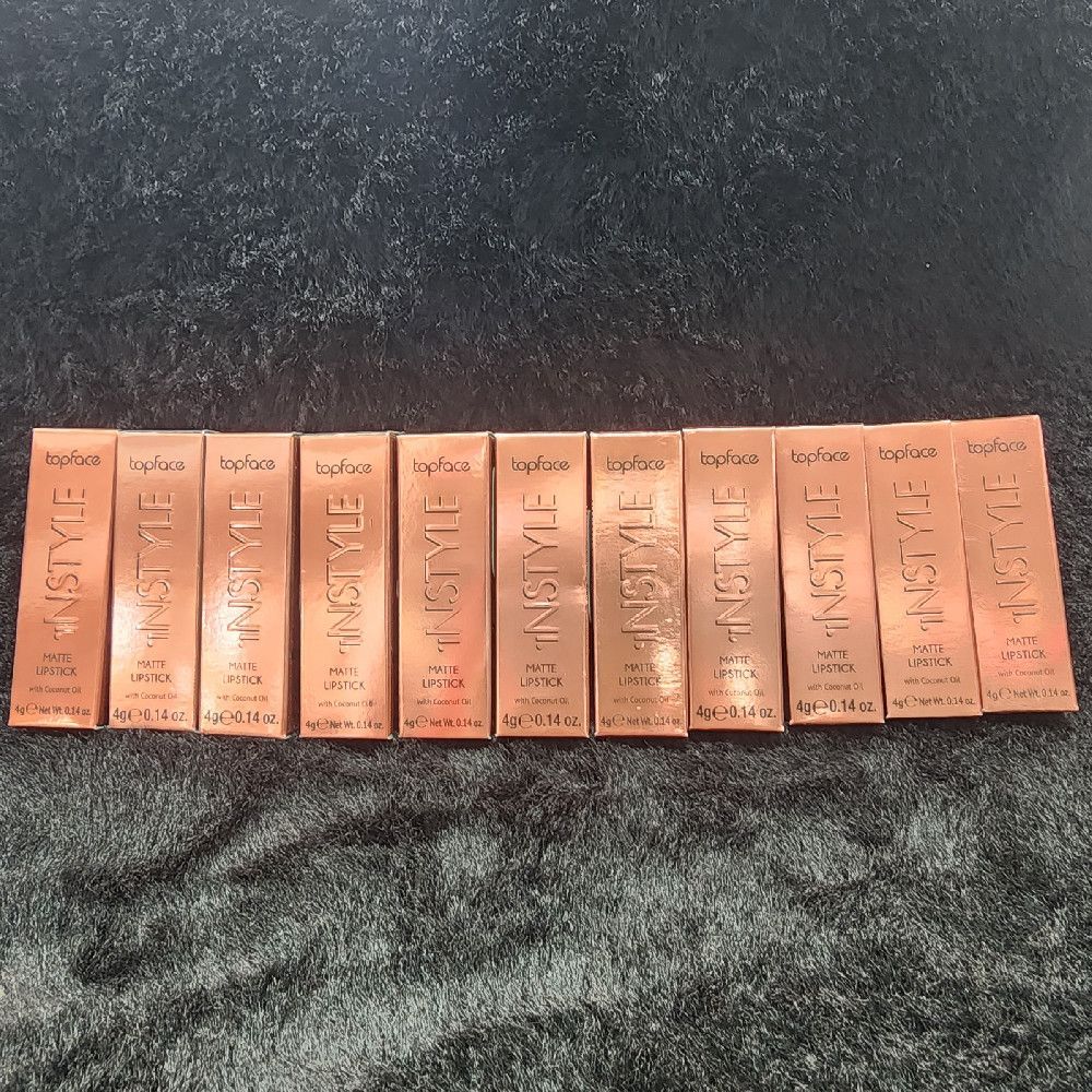 Matte Lipstick Rose Gold & Gold Shades – 4g Paper Cardboard Pack