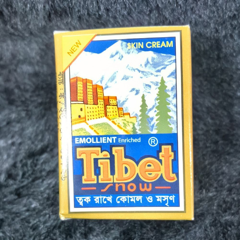 Tibet Snow Skin Cream Emollient Enriched Cardboard Box