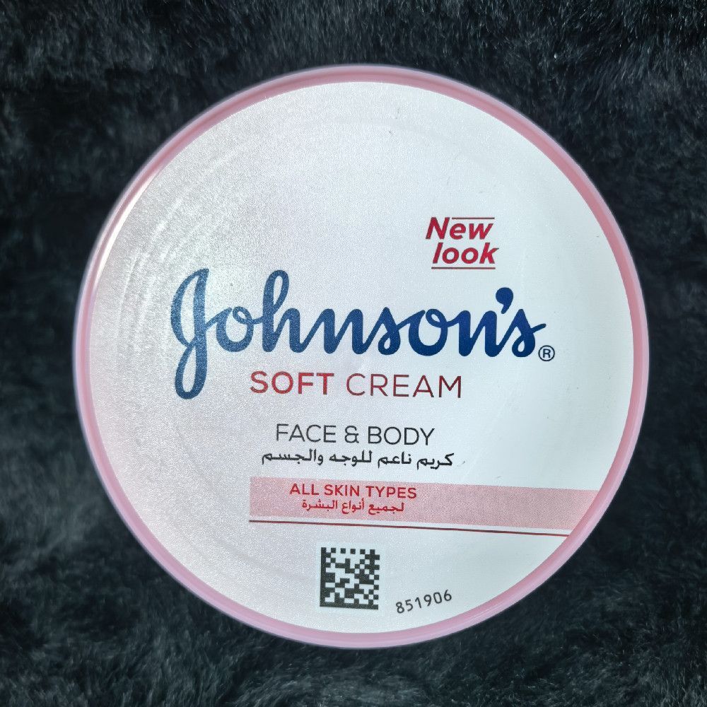 Johnsons Soft Cream Face and Body Cream for All Skin Types New