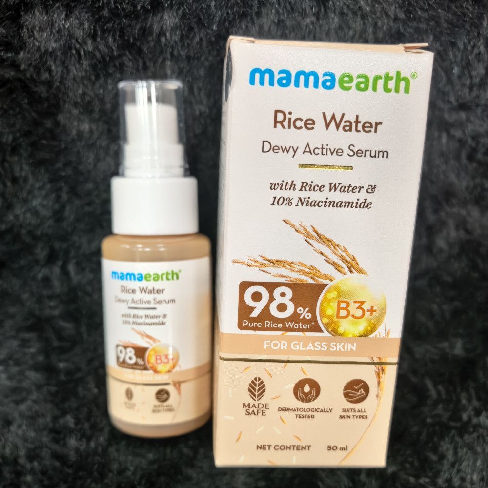 Mamaearth Rice Water Dewy Active Face Serum with Niacinamide