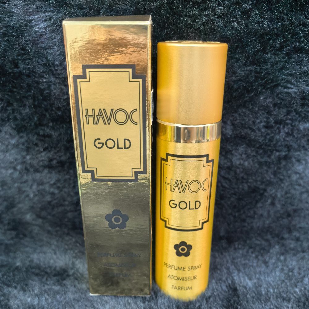 Havoc Gold Perfume Spray Atomiseur Parfum for Unisex