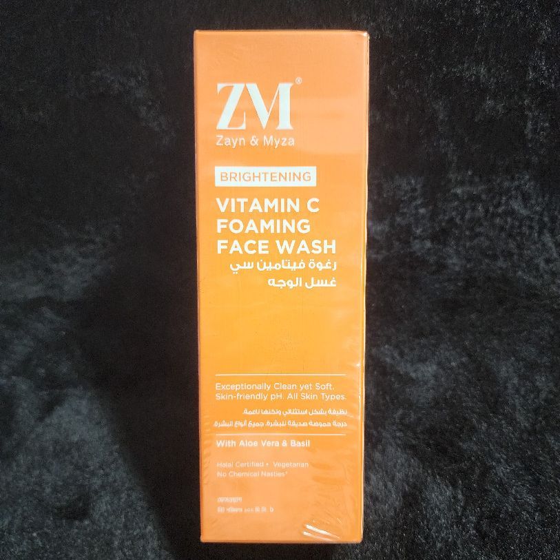 ZM Vitamin C Foaming Face Wash Brightening with Aloe Vera & Basil