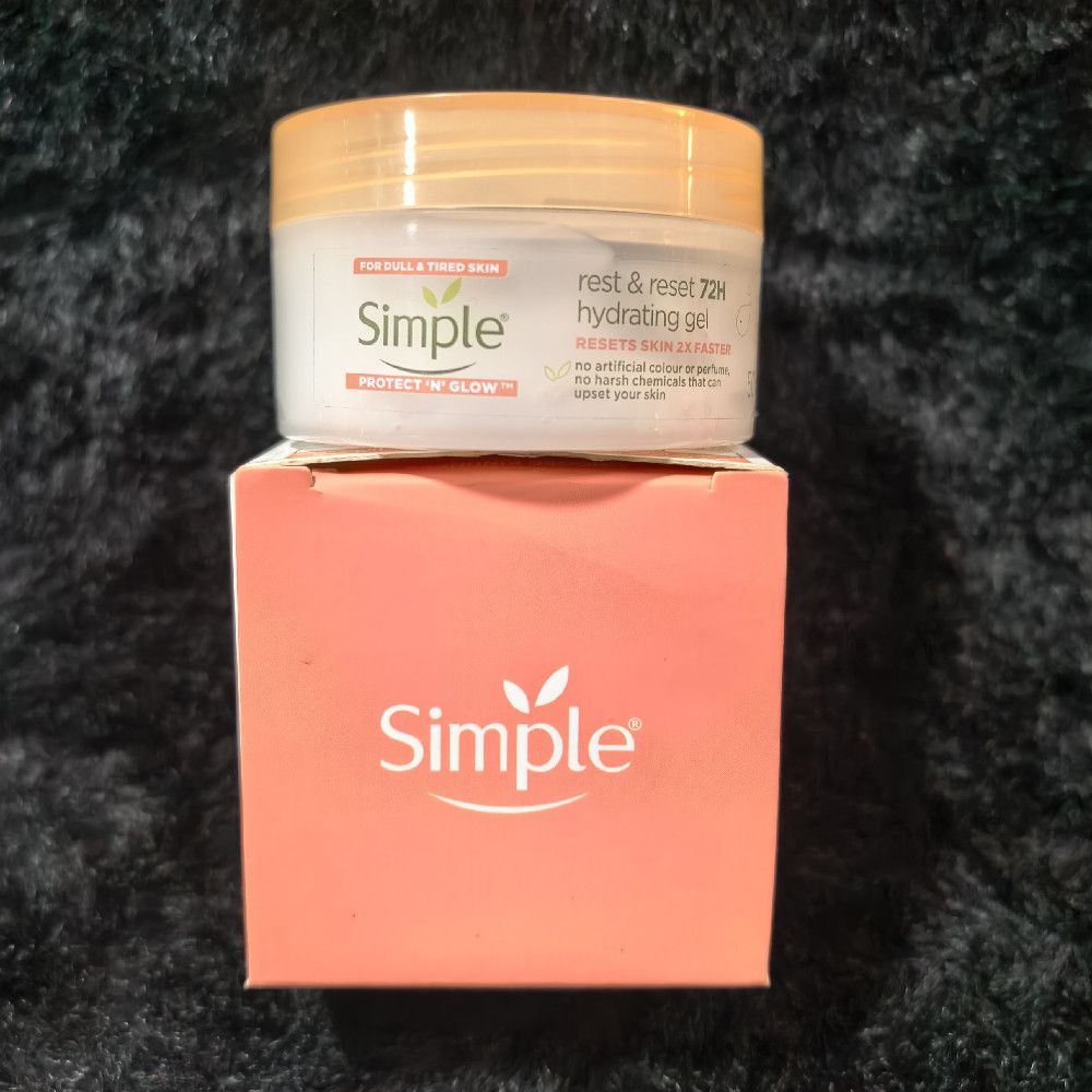 Simple Protect 'N' Glow Rest & Reset 72H Hydrating Gel Skincare