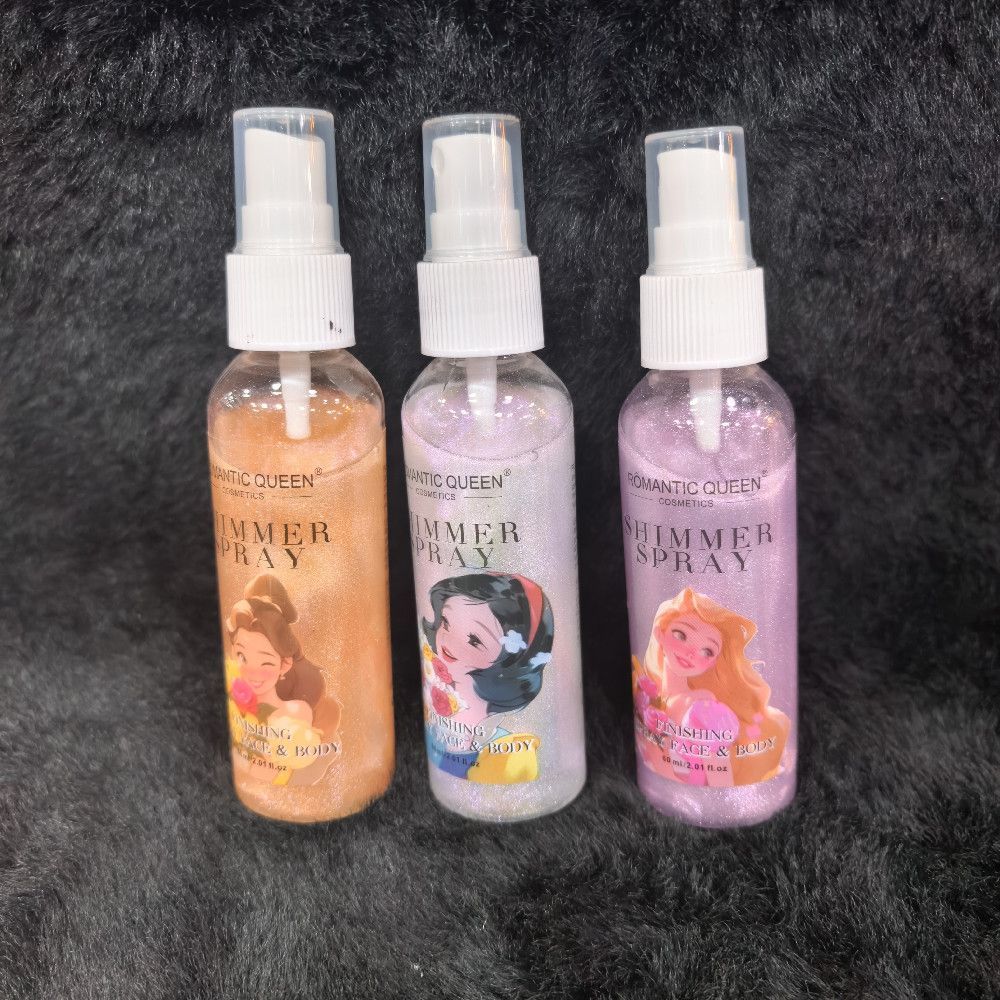 Romantic Queen Shimmer Spray Finishing Spray for Face and Body 60ml