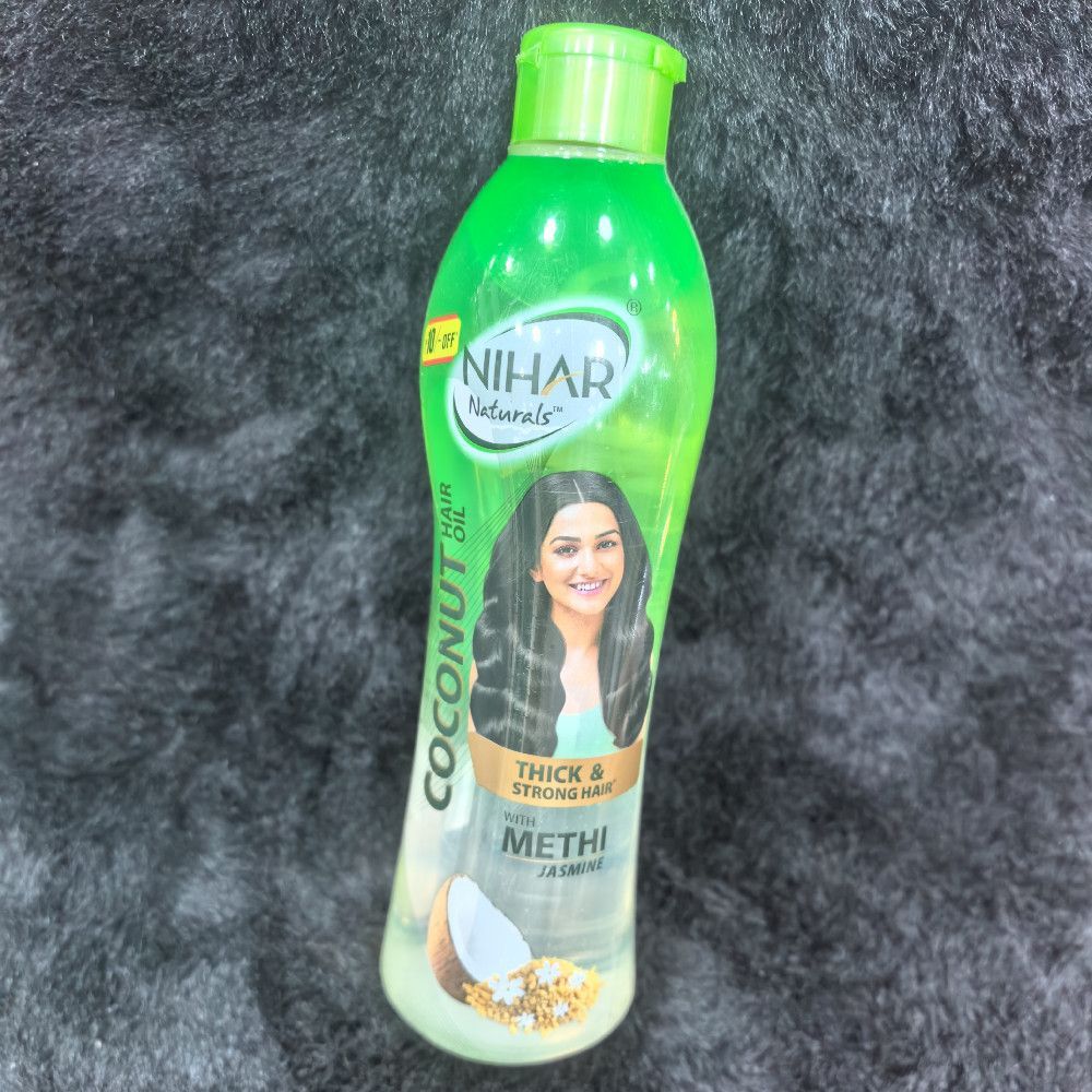 Nihar Naturals Coconut Hair Oil with Methi and Jasmine