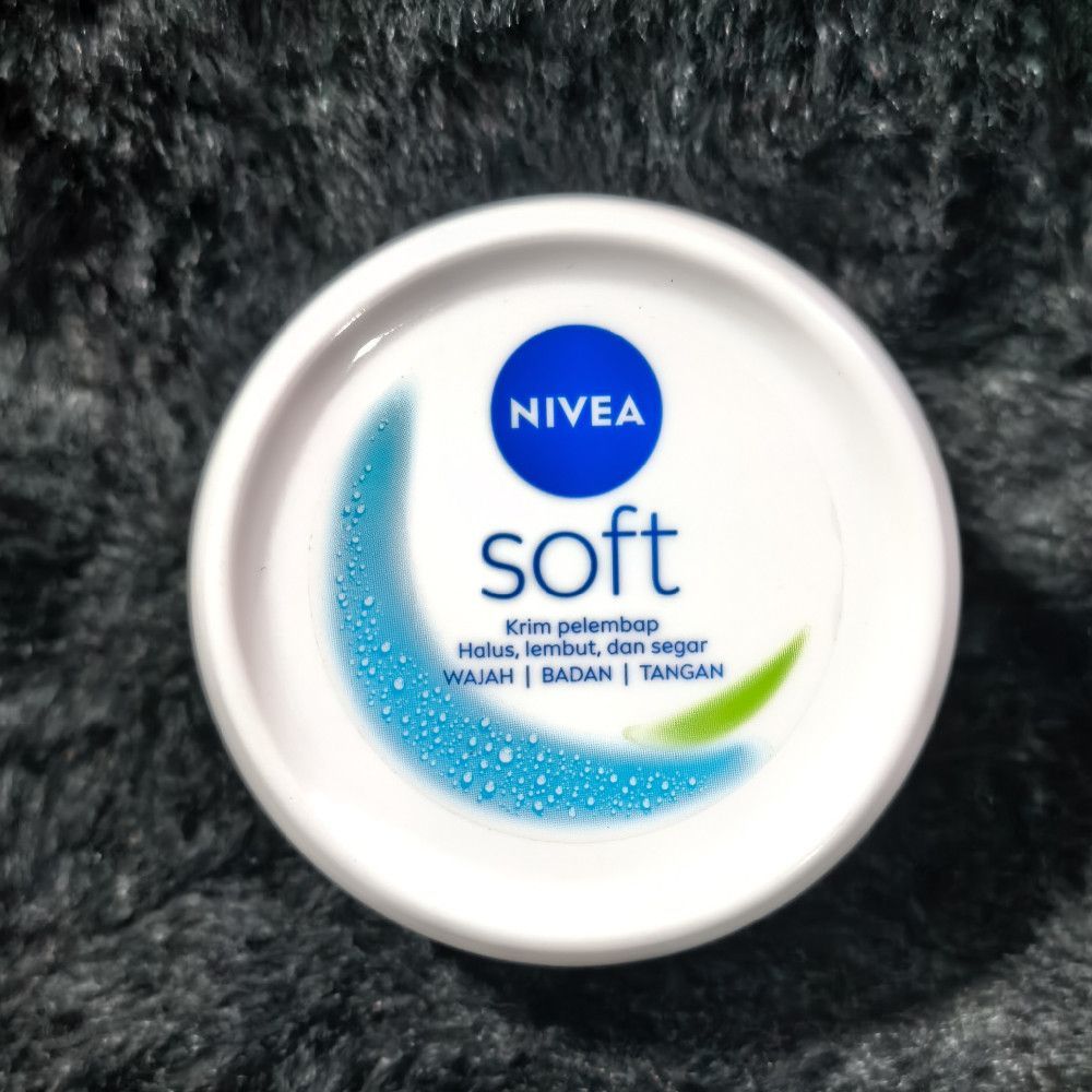 NIVEA Soft Moisturizing Cream for Face Body and Hands in Plastic Tub