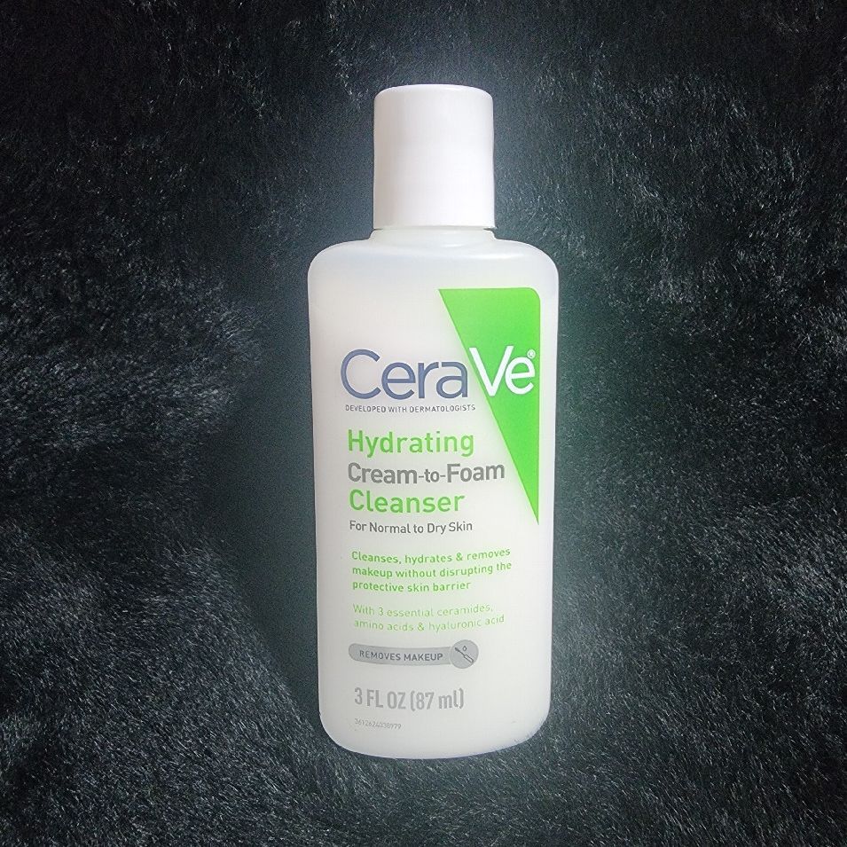 CeraVe Hydrating Cream-to-Foam Cleanser for Normal to Dry Skin 87ml