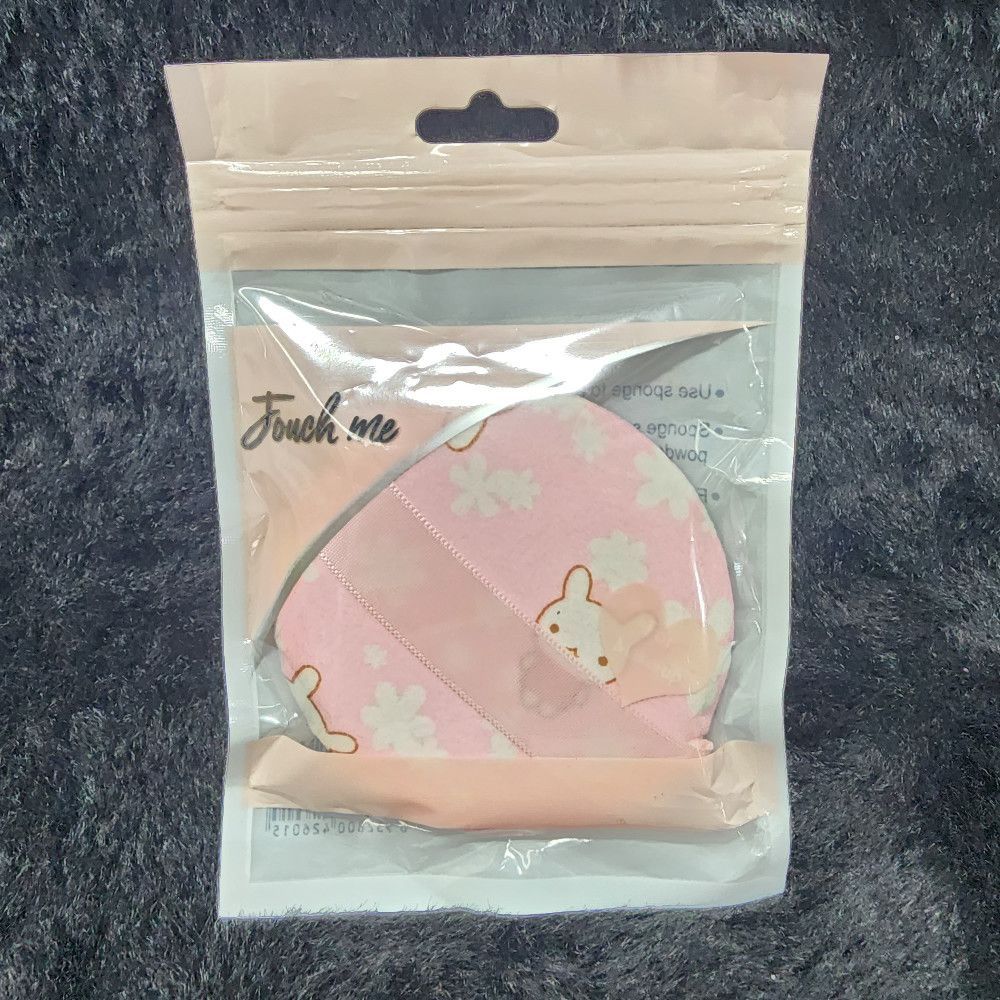 Pink and White Cartoon Floral Makeup Sponge Puff – Touch Me Beauty