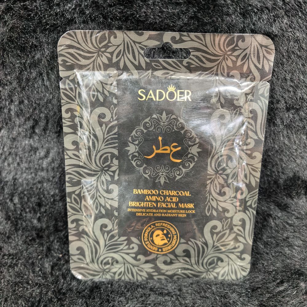 Sadoer Bamboo Charcoal Amino Acid Brighten Facial Mask