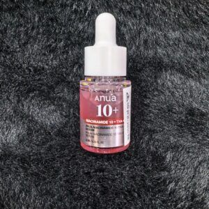 Anua Niacinamide 10+ Serum – Brightening Skin Care 10ml Glass Bottle
