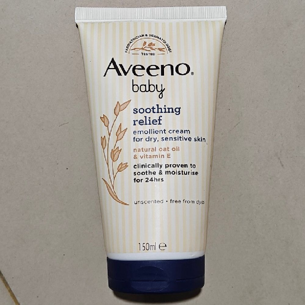 Aveeno Baby Soothing Relief Emollient Cream 150ml Plastic Tube