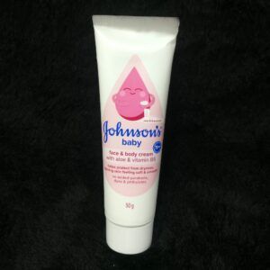 Johnson's Baby Face & Body Cream with Aloe & Vitamin B5 50g Lotion