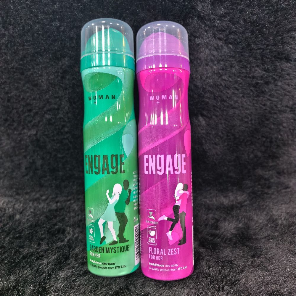 Engage Woman Deodorant Spray Garden Mystique and Floral Zest