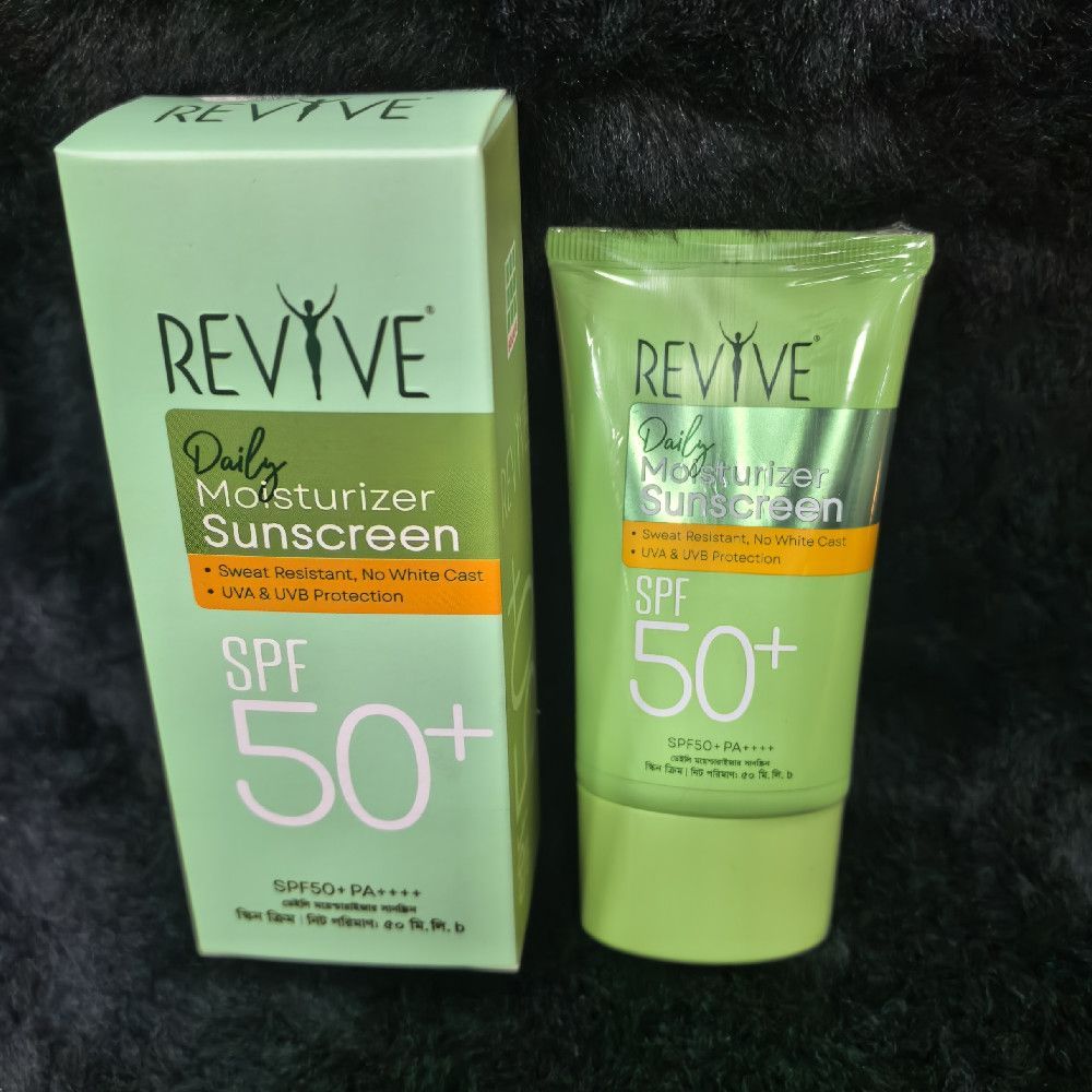 Revive Daily Moisturizer Sunscreen SPF 50+ Sweat Resistant