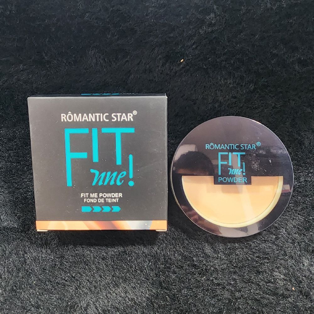 Fit Me Powder Romantic Star Black Teal Rose Gold Cardboard Pack