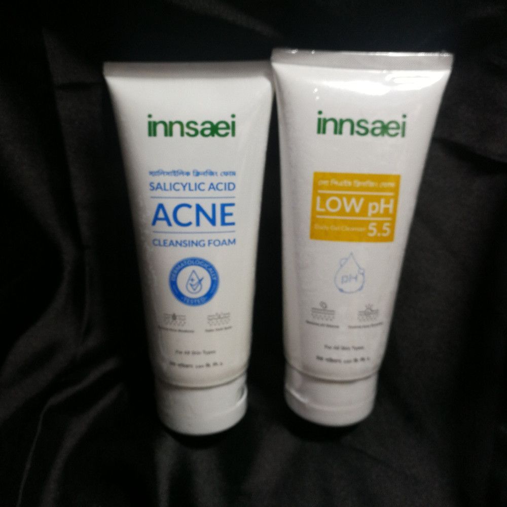 Innsaei Acne Cleansing Foam with Salicylic Acid for Clear Skin