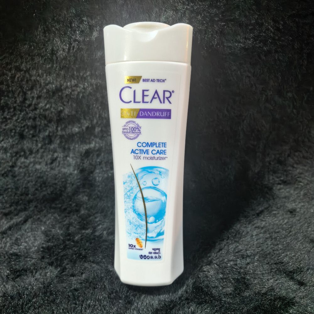Clear Anti Dandruff Shampoo Complete Active Care Plastic Bottle