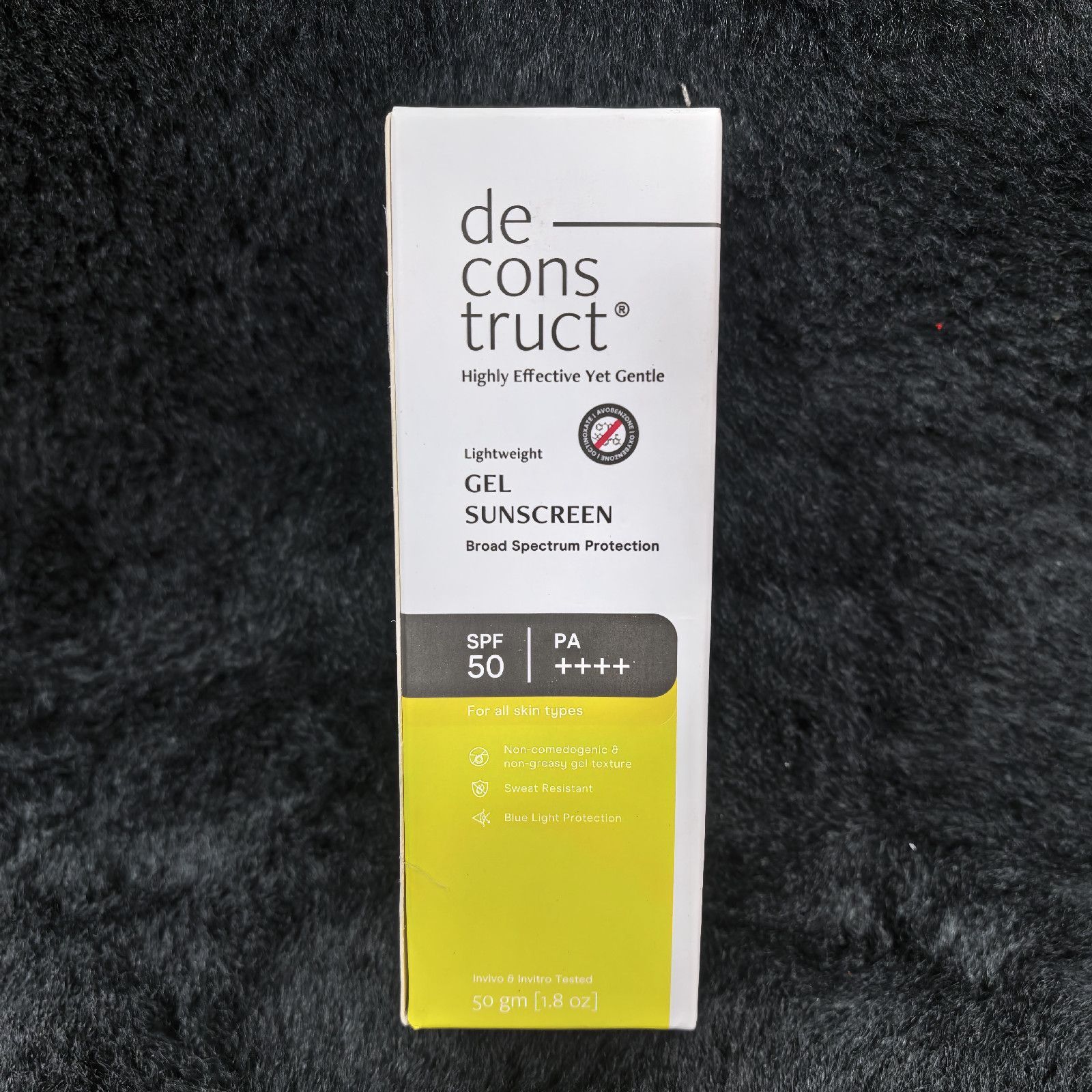 Gel Sunscreen SPF 50 Broad Spectrum Lightweight Gel in Paper Pack