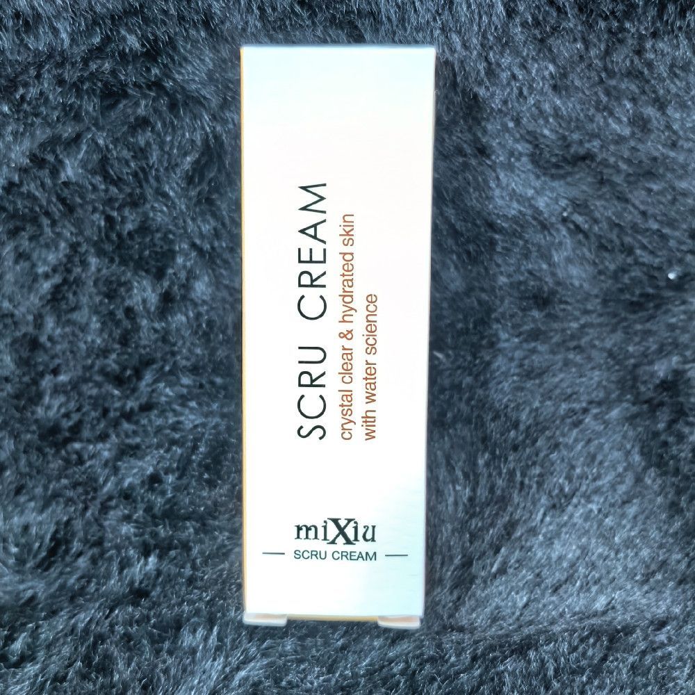 miXiu Scrub Cream Box Cardboard Crystal Clear And Hydrated Skin