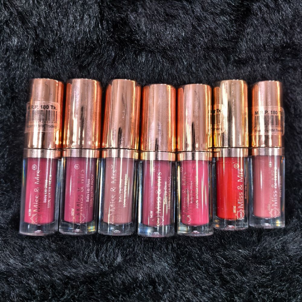 Miss & Miss Liquid Lipstick – Pink, Mauve, Nude, Red