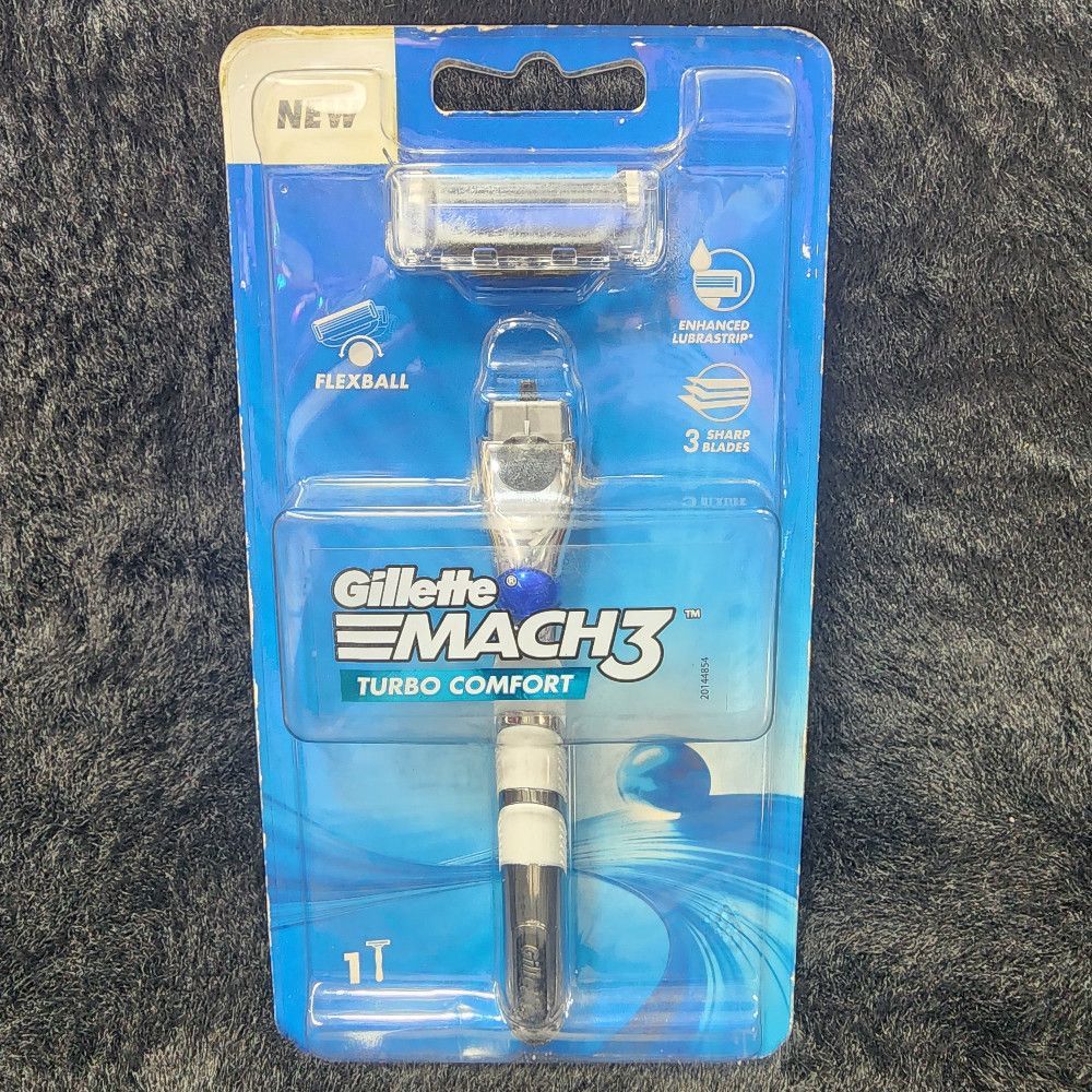 Gillette Mach3 Turbo Comfort Razor with FlexBall and Lubrastrip