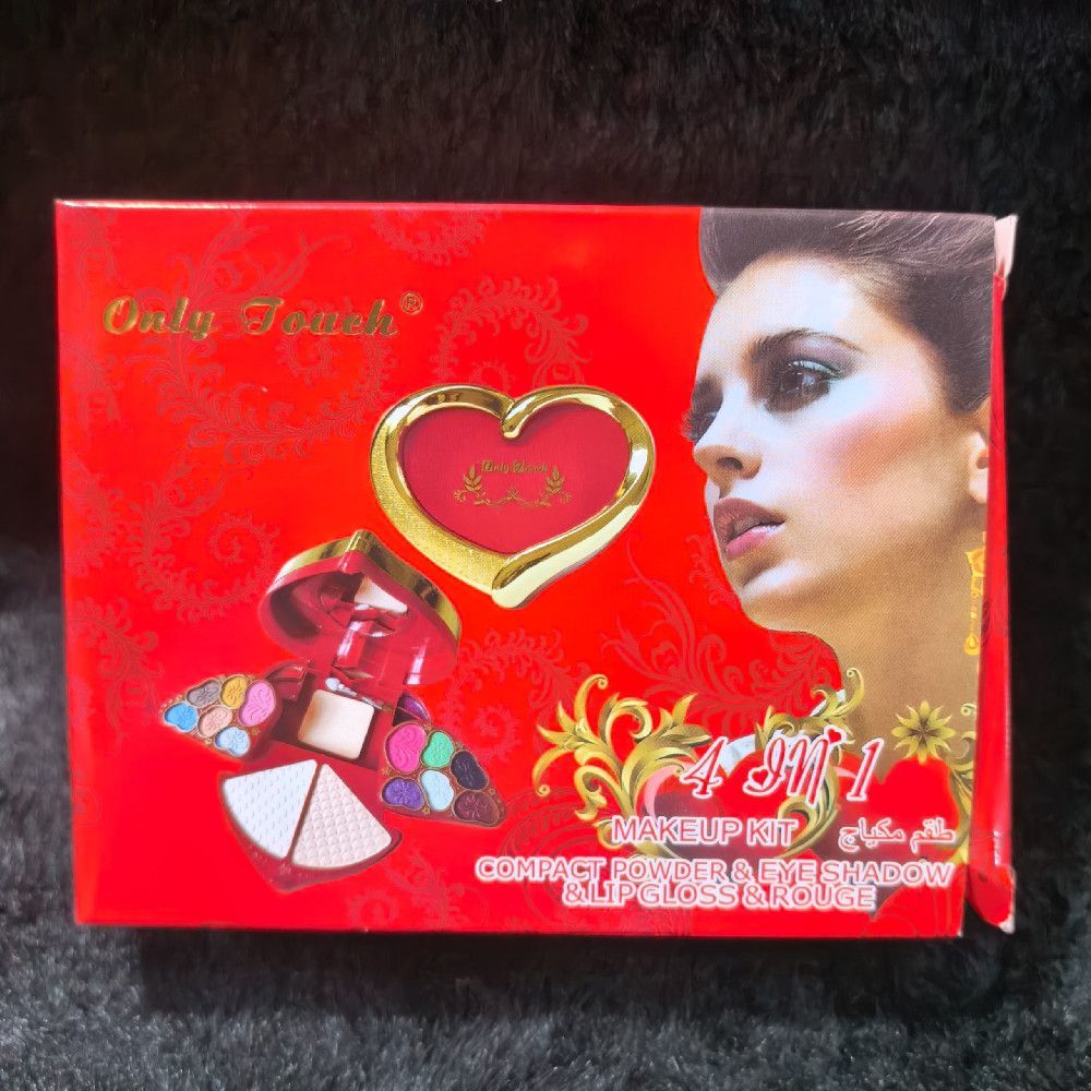 Only Touch 4 in 1 Floral Makeup Kit with Eyeshadow and Powder