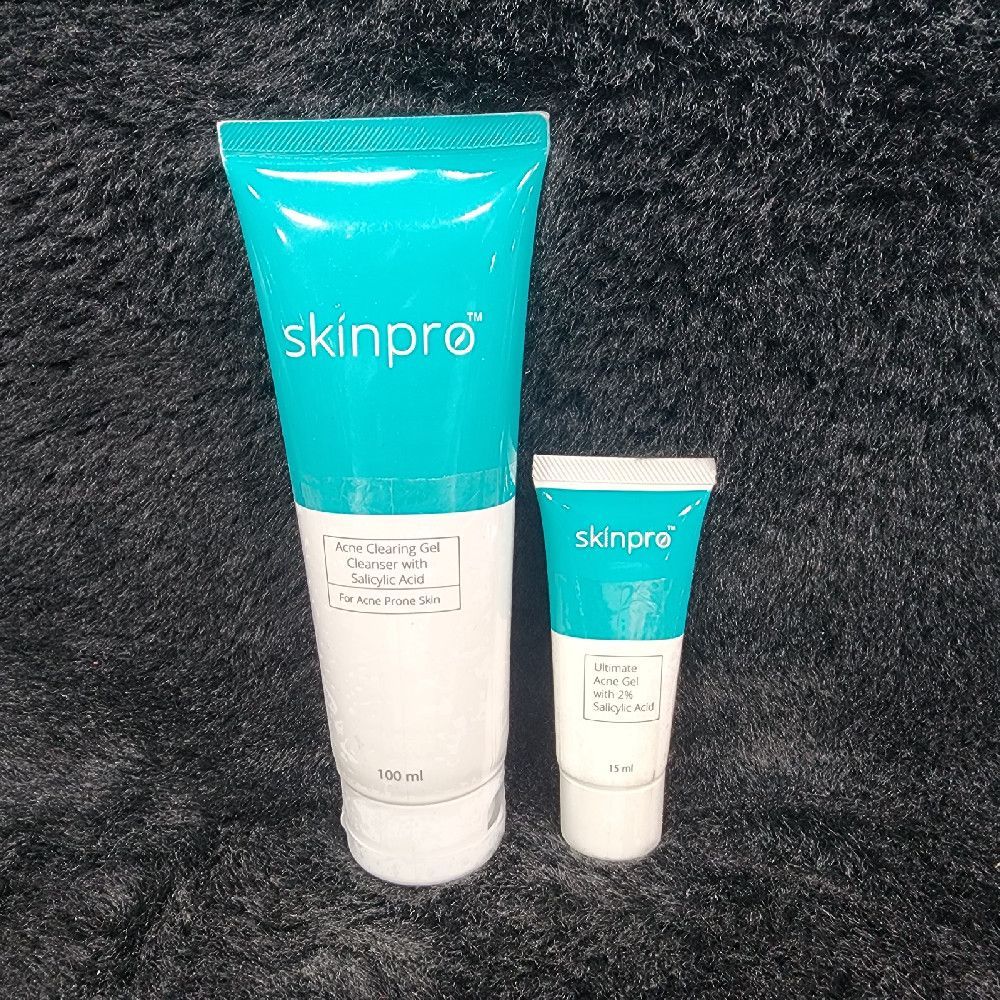 SkinPro Acne Gel Cleanser with Salicylic Acid 100 ml – Teal/White
