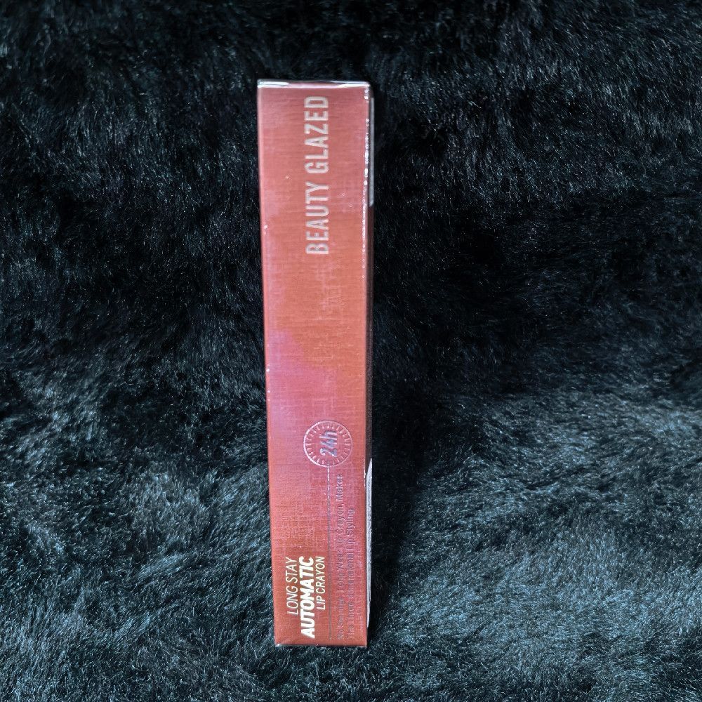 Beauty Glazed 24h Long Stay Automatic Brown White Lip Crayon