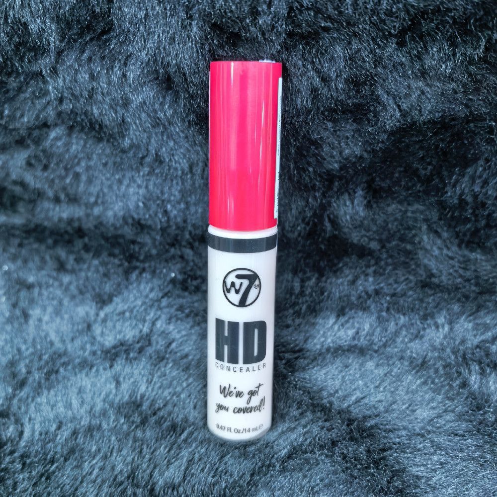 W7 HD Concealer Liquid Pink White Black Plastic 14 mL
