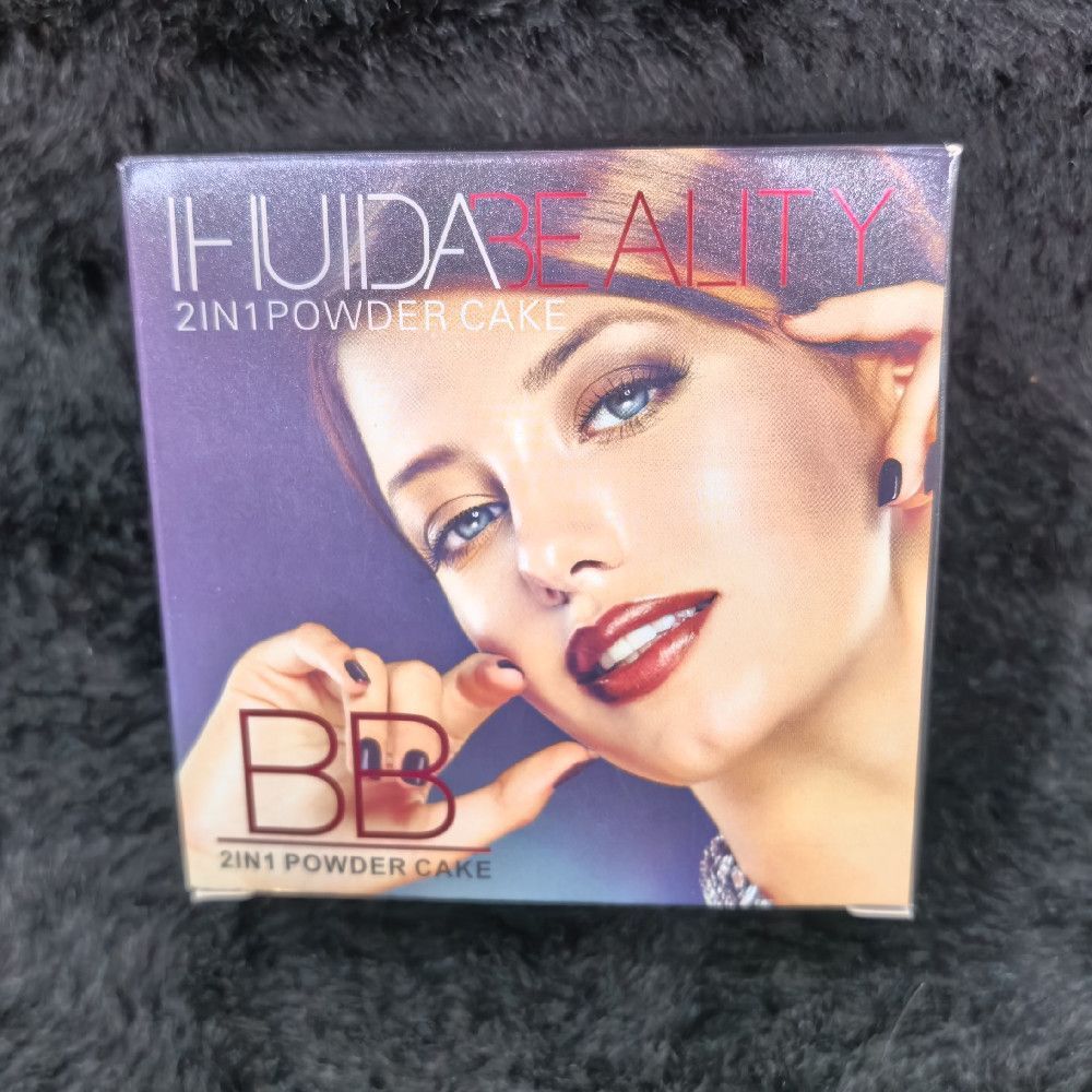 IHUIDA BEAUTY 2in1 Powder Cake BB Cardboard Box