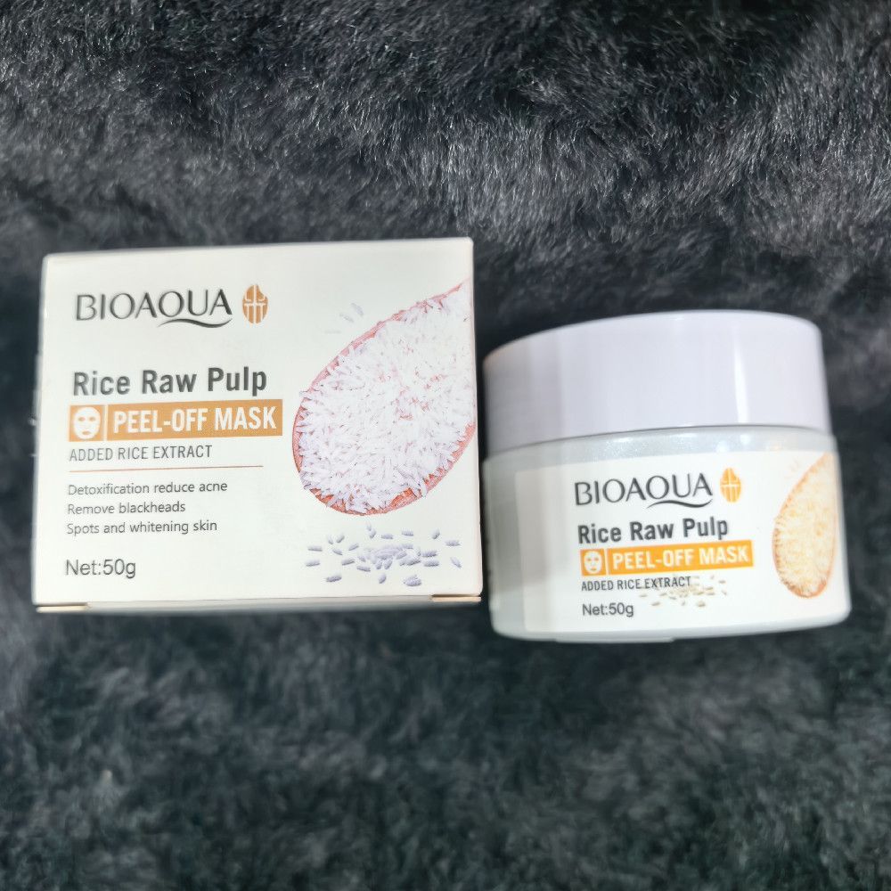BIOAQUA Rice Raw Pulp Peel-Off Mask With Added Rice Extract 50g