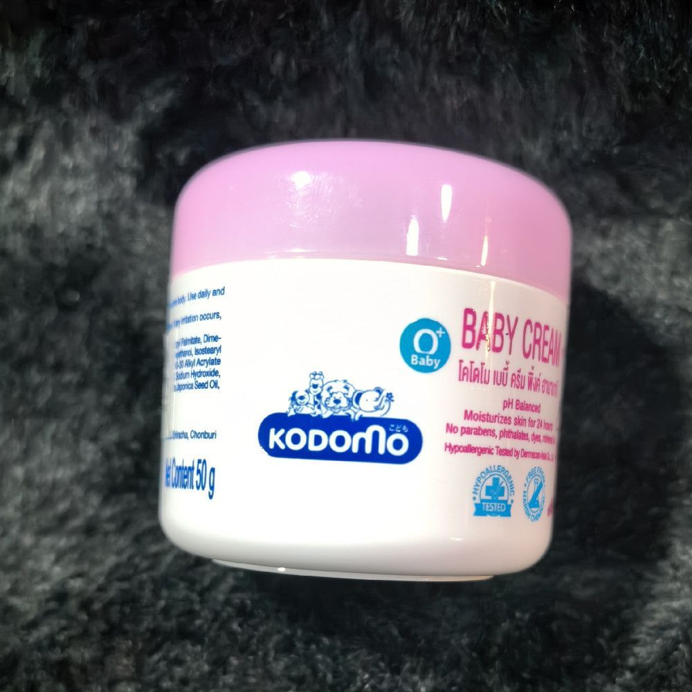 Kodomo Baby Cream in Plastic Pack, gentle care for baby skin