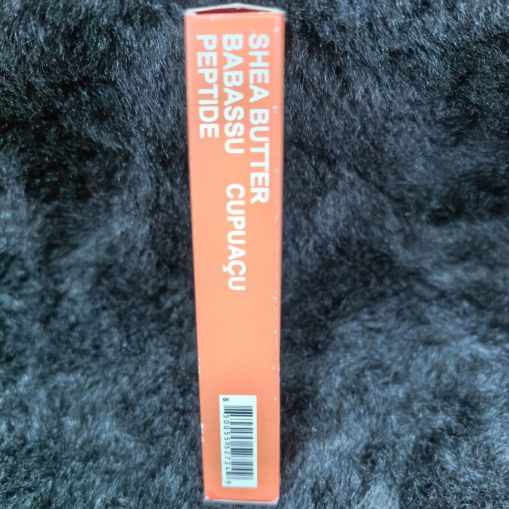 Orange and White Paper Box Lip Balm with Shea Butter and Peptide