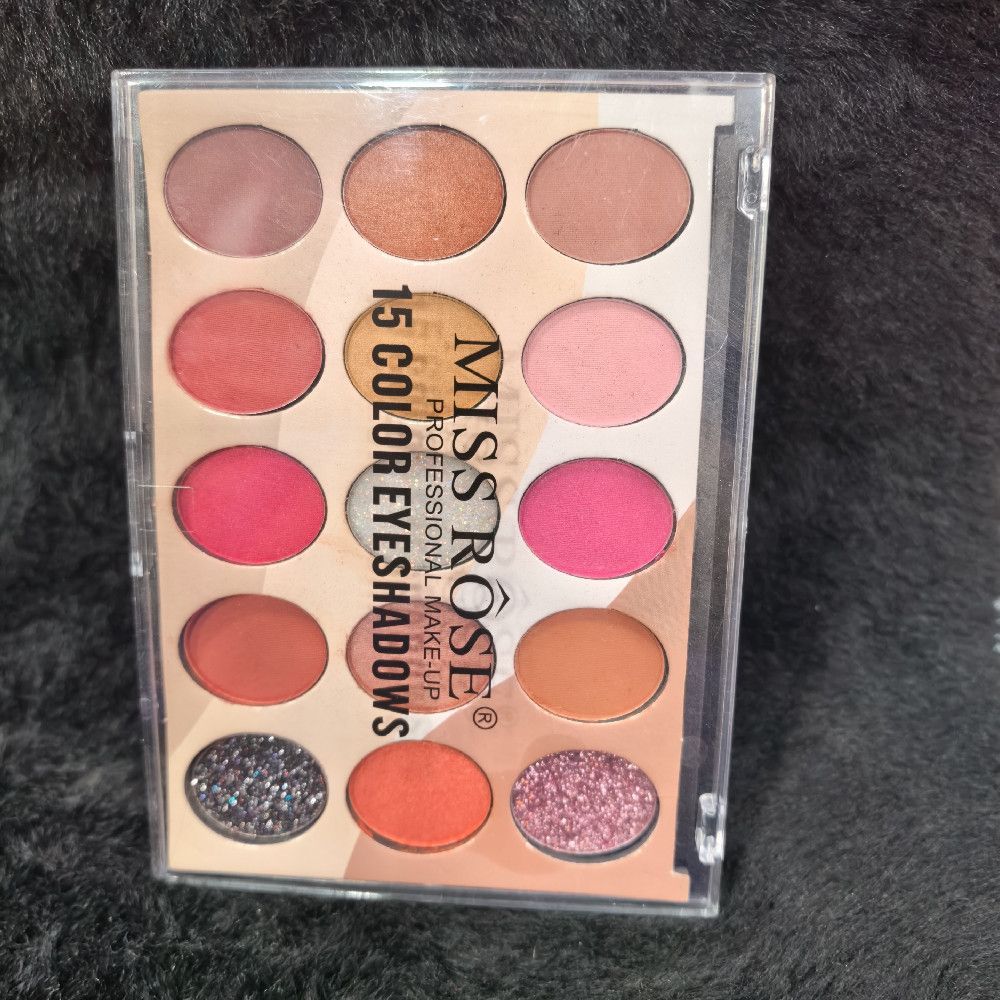 Miss Rose Professional Make-Up 15 Color Eyeshadow Palette