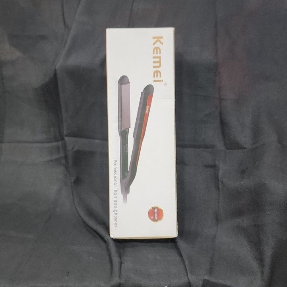 Kemei Professional Hair Straightener Black Red Purple for Hair Types